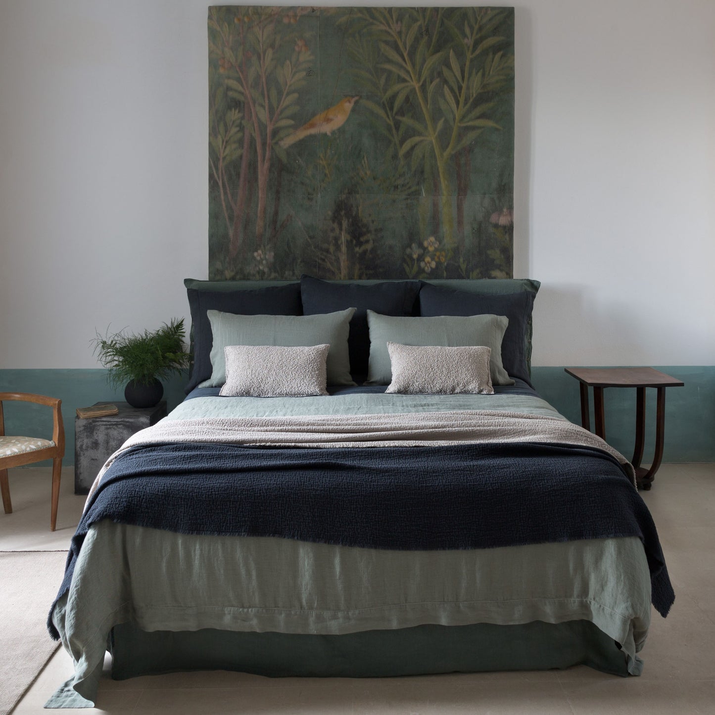 Housses de couette satin de lin