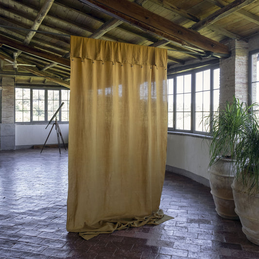 Rideaux toile de lin