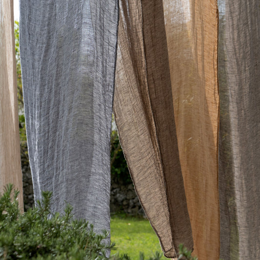 Rideaux voile mêlé