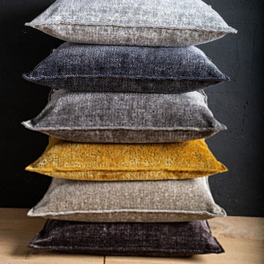Housses de coussin velour