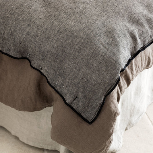 Courtepointes Chambray lin lavé